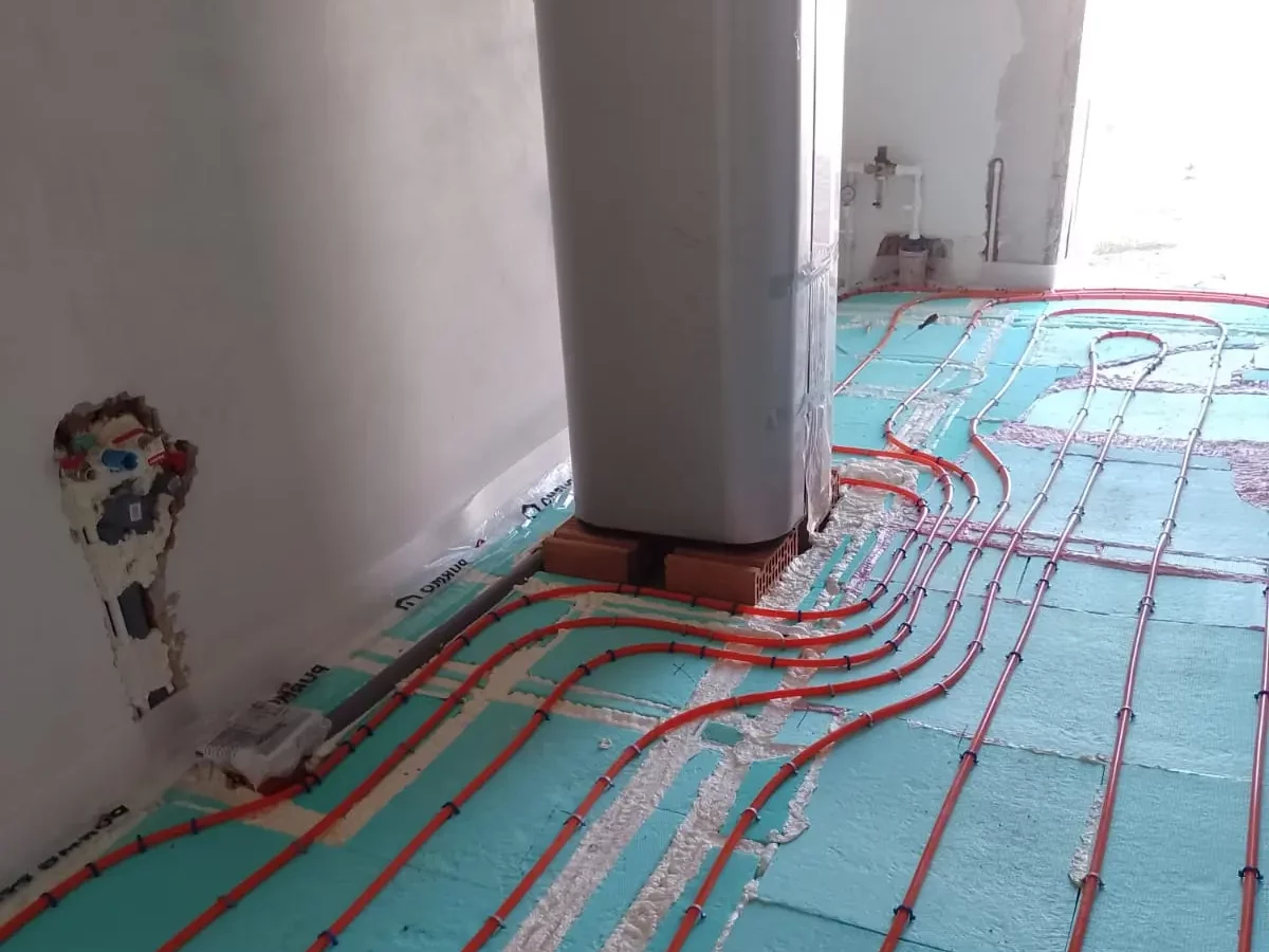 Boiler montat inainte de sapa