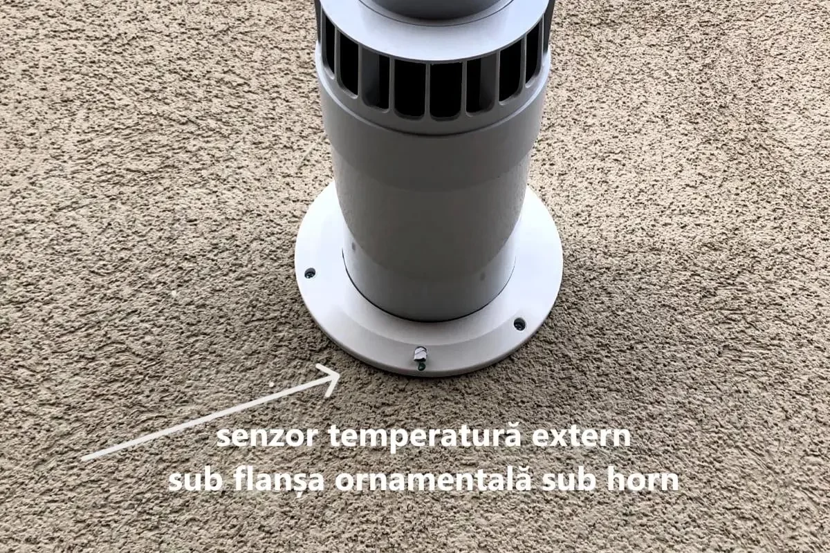 CTgaz senzor NTC sub flansa ornament